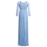 MQTIME  -  Women V-neck Lace Stitching Pregnants Photography Props  Long Maternity Dress Одежда Для Беременных Maternity Clothes