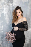 MQTIME  -  Sexy Lace Maternity Dresses For Baby Showers Photo Shoot Long Fancy Pregnancy Maxi Gown Elegence Pregnant Women Photography Prop