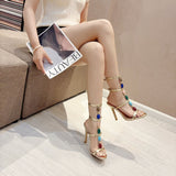 MQTIME  - Nitara Gemstone Strappy Heels