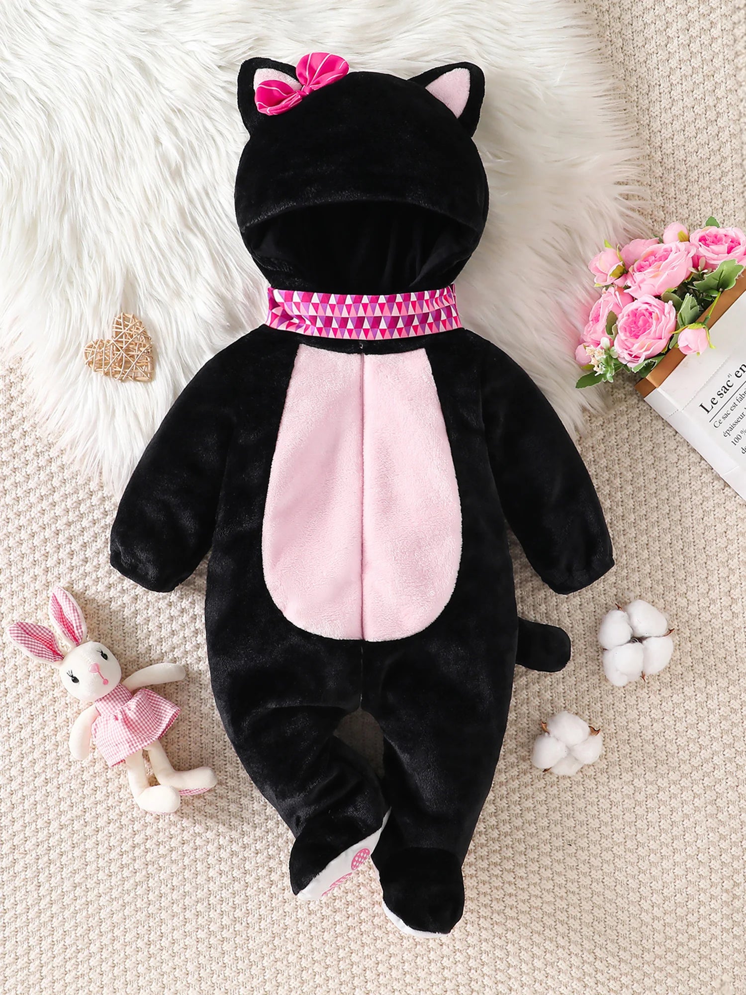 MQTIME  -  Toddler Girls Halloween Costume Pink Short Sleeve Hooded Button Up Unicorn  with Wings and Horn