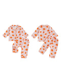 MQTIME  -  2Pcs Boys Christmas Pajamas Set Long Sleeve Reindeer Print Button Down Shirts and Pants Set Sleepwear for Winter