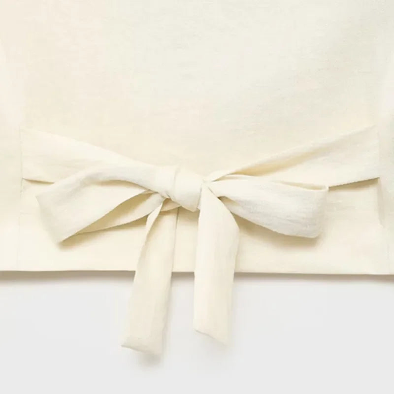 MQTIME  -  Casual Solid Vest Pleated Skirt Set Women Sleeveless Button Patchwork Tops A-line Skirts Sets Female 2025 Summer Beach Lady Suit