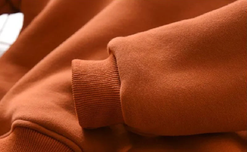 MQTIME  -  Winter Kids Thick Padded Sweatshirt Clothes Autumn Boys Girls Lamb's Wool Hoodies Big Children Plus Velvet Warm Pullover Tops