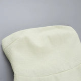 MQTIME  -  Y2k Pearl Dress Sets Women Autumn Long Sleeve Coat And Mini Dress Two Piece Sets Femme Sexy Strapless Dress Matching Sets