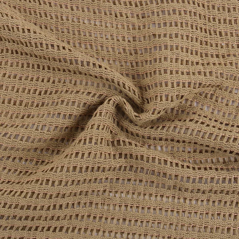 MQTIME  -  V Neck Backless Beach Mini Dress For Women Knitted Fishnet See Through  Long Sleeve Club Sexy Elastic Casual Party Vestidos