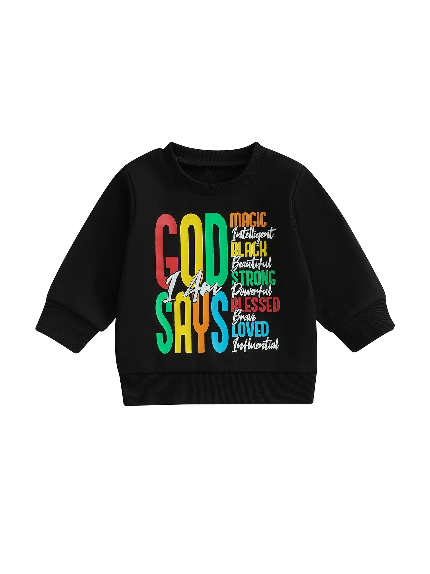 MQTIME  -  Adorable Infant Autumn Hoodie Relaxed Style Chic Alphabet Design Round Neck Full Sleeve Jumper Blouse for Kids