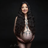 MQTIME  -  New Maternity Photography Sexy Chain Body Shoulder Necklace Rhinestone Props for Pregnant Women Photographer Accessories