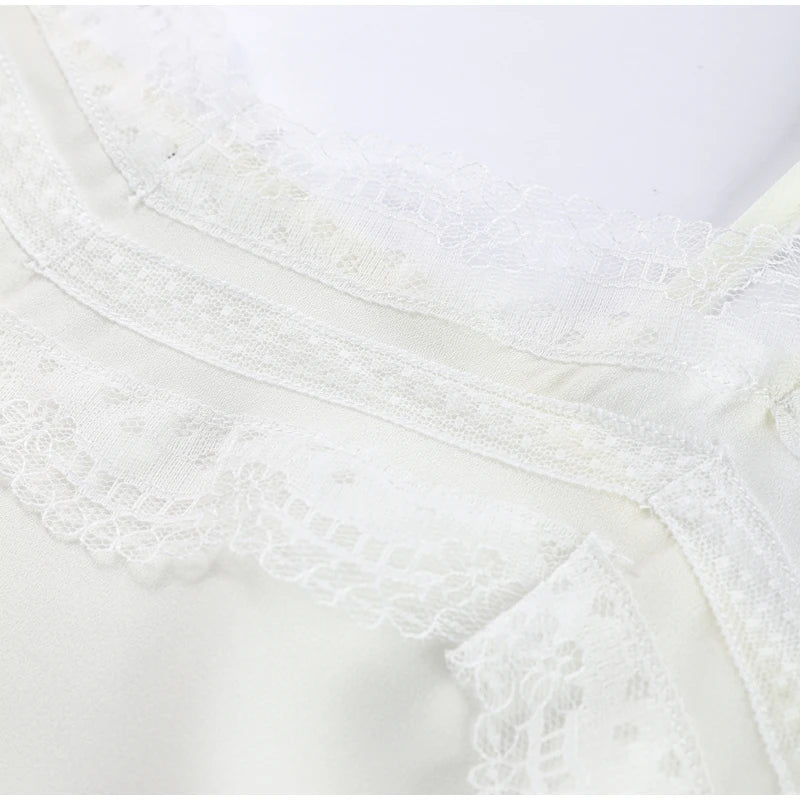 MQTIME  -  Retro Loose Print Pants Women Casual High Waist Long Lantern Female Trousers 2025 Summer Autumn Street See Through Pants Lady