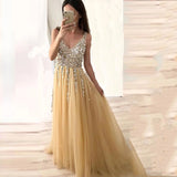 MQTIME  -  Sexy Women Front And Back V-Neck Sequin Mopping Dovetail Dress For Photography Props Summer Beach Front Back Split Clothing