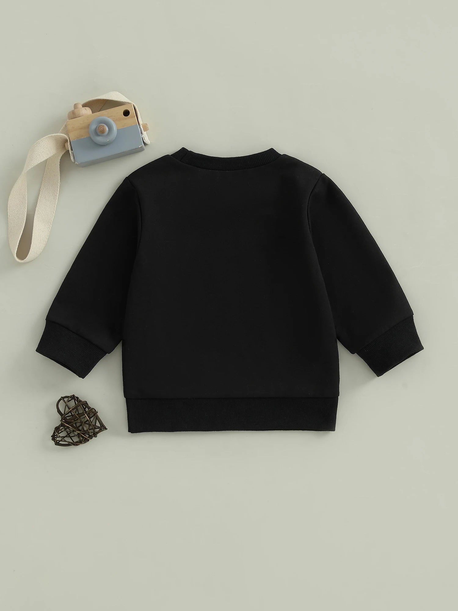 MQTIME  -  Adorable Infant Autumn Hoodie Relaxed Style Chic Alphabet Design Round Neck Full Sleeve Jumper Blouse for Kids