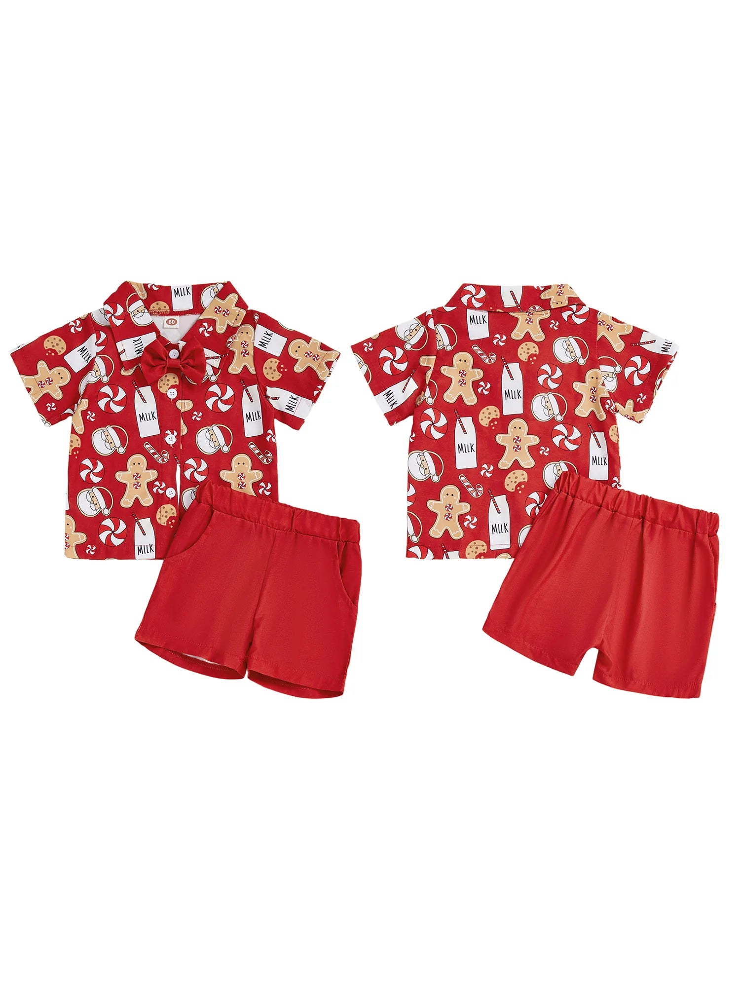 MQTIME  -  3Pcs Baby Girl Christmas Clothes Long Sleeve Reindeer Print Top Pants Headband Set Toddler Xmas Outfits Winter Wear