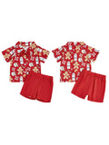MQTIME  -  3Pcs Baby Girl Christmas Clothes Long Sleeve Reindeer Print Top Pants Headband Set Toddler Xmas Outfits Winter Wear