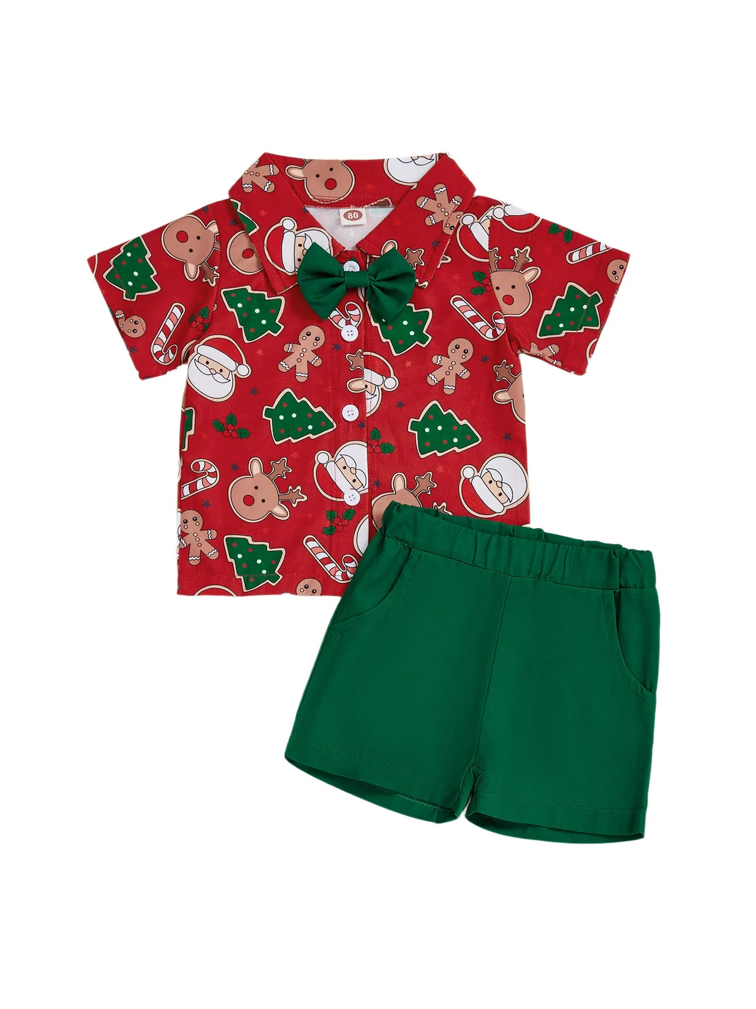 MQTIME  -  3Pcs Baby Girl Christmas Clothes Long Sleeve Reindeer Print Top Pants Headband Set Toddler Xmas Outfits Winter Wear