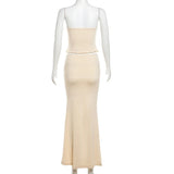 MQTIME  -  Maternity Photo Shoot Dress Maternity Photography Backless Irregular Hem Strapless Half Dress for Parties