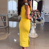 MQTIME  -  Slim Fashion Flower Embellished 2 Piece Sets Elegant Slant Shoulder Pullover and Skirt Suits Women Sexy Wrap Hip Skirt Outfits