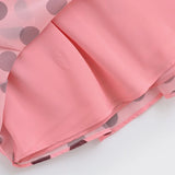 MQTIME  -  summer new women's casual fashion simple halter neck V-neck sleeveless backless polka dot long dress