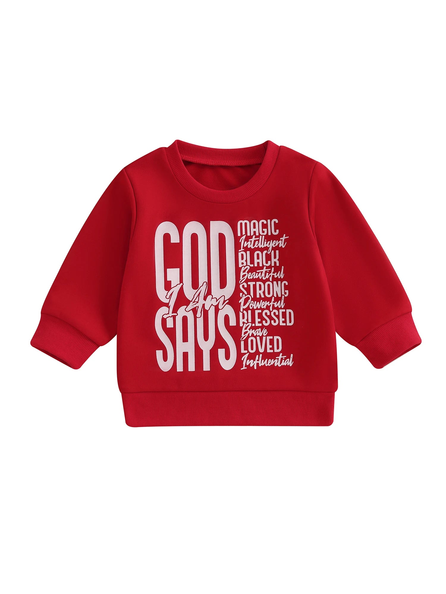 MQTIME  -  Adorable Infant Autumn Hoodie Relaxed Style Chic Alphabet Design Round Neck Full Sleeve Jumper Blouse for Kids