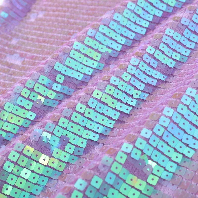 MQTIME  -   Fashion Sequined O-neck Vest Women Sexy Knitted Sleeveless Solid Slim Shinny Tops Female 2025 Casual Summer Party Top Lady