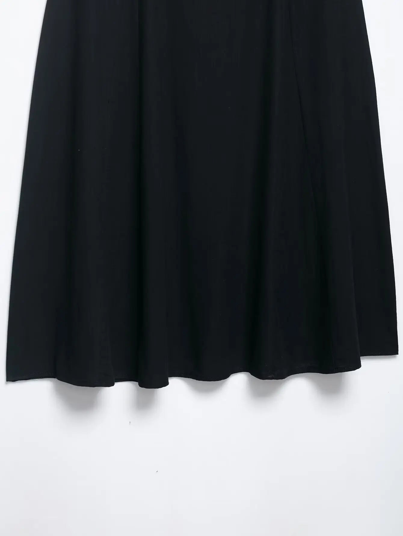 MQTIME  -  summer women's clothing casual simple versatile matching belt high waist loose mid-length skirt