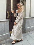 MQTIME  -   Elegant Sequin Women's Cardigan Chic Full Sleeve Oversize Long Jackets Female 2025 Autumn Fashion New Lady High Street Outwears