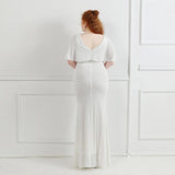 MQTIME  -  Sequins Maternity Photography Long Dresses Stretchy Pregnant Woman Party Dress For Photo Shoot