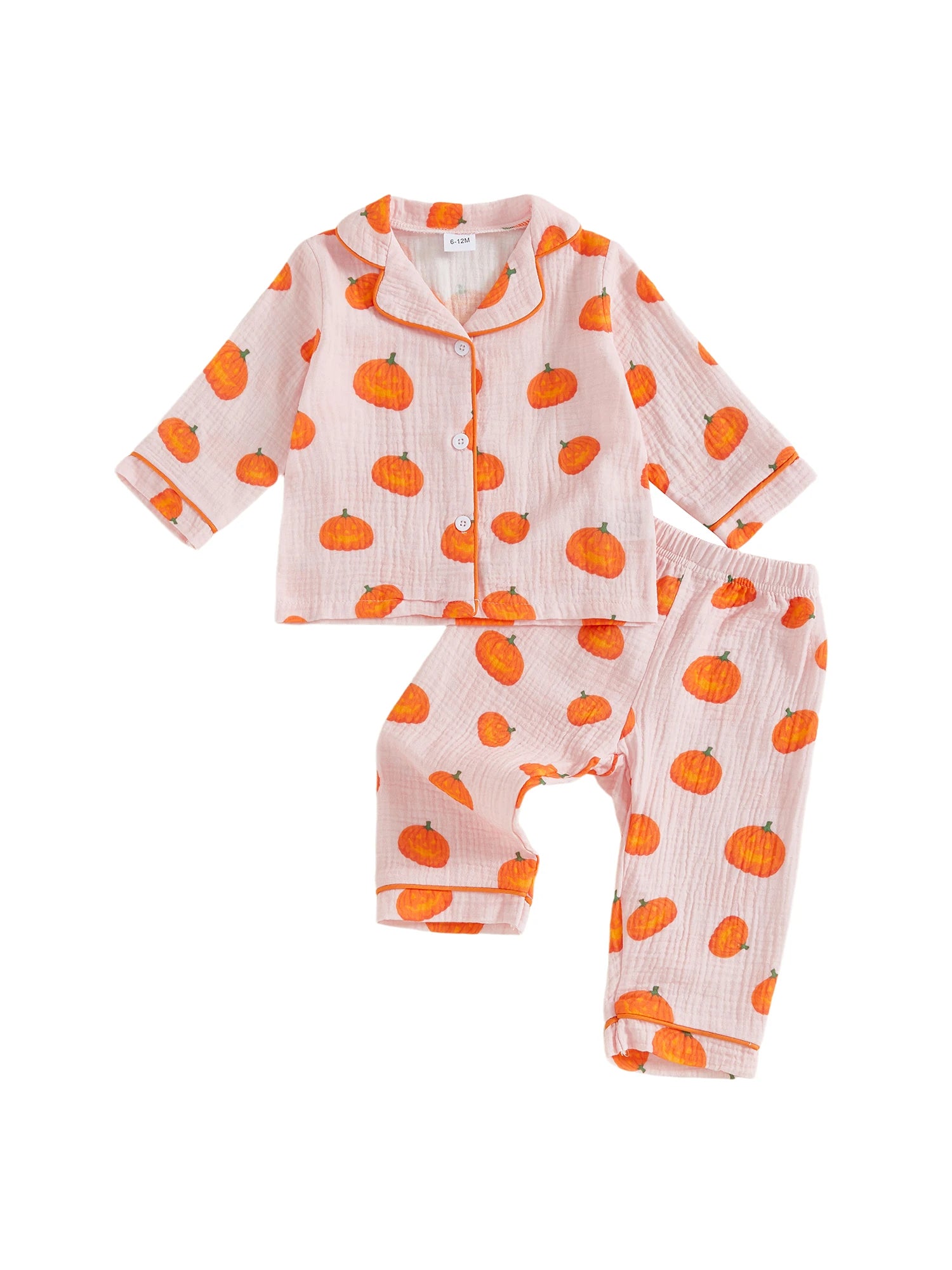 MQTIME  -  2Pcs Boys Christmas Pajamas Set Long Sleeve Reindeer Print Button Down Shirts and Pants Set Sleepwear for Winter