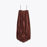 MQTIME  -   Fashion Women's Sleeveless Maxi Dress Oversized Pleated Long Dresses Gown Evening Party Chic 2025 Summer Beach Vacation Outfit