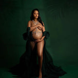 MQTIME  -  New Maternity Photography Sexy Chain Body Shoulder Necklace Rhinestone Props for Pregnant Women Photographer Accessories