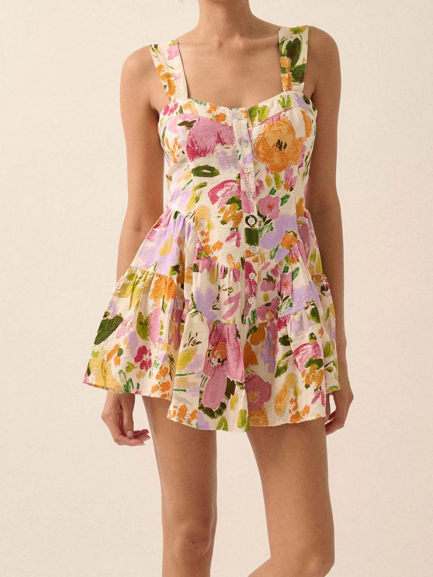 MQTIME  -  Elegant V-Neck Lace Dress Sleeveless  Fit Cocktail Party Dress with Zipper Closure and Floral Embroidery