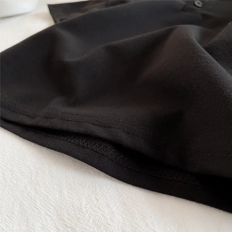 MQTIME  -  2Piece 2025 Summer Baby Boy Clothes Korean Fashion Casual Letter Short Sleeve Black Tops+Shorts Clothings Children's Sets BC2116