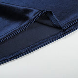 MQTIME  -  2025 Summer Retro Style Satin Spaghetti Strap Evening Dress Fashion High Waist A-line Ruched Banquet Gowns for Laies