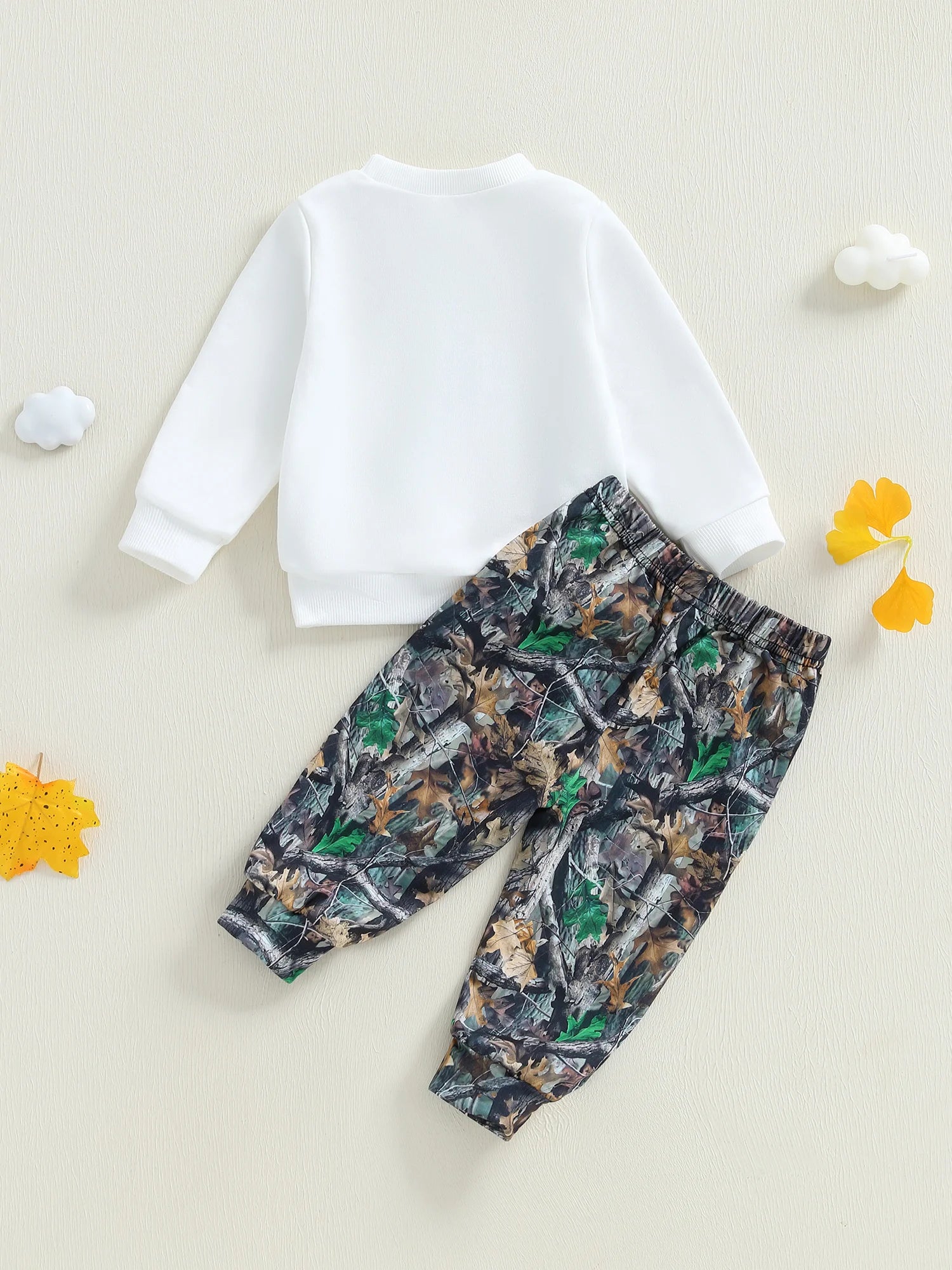 MQTIME  -  Baby Girl Winter Outfits Floral Print Hooded Jacket Fleece Lined Leggings 2 Pcs Set for Cold Weather