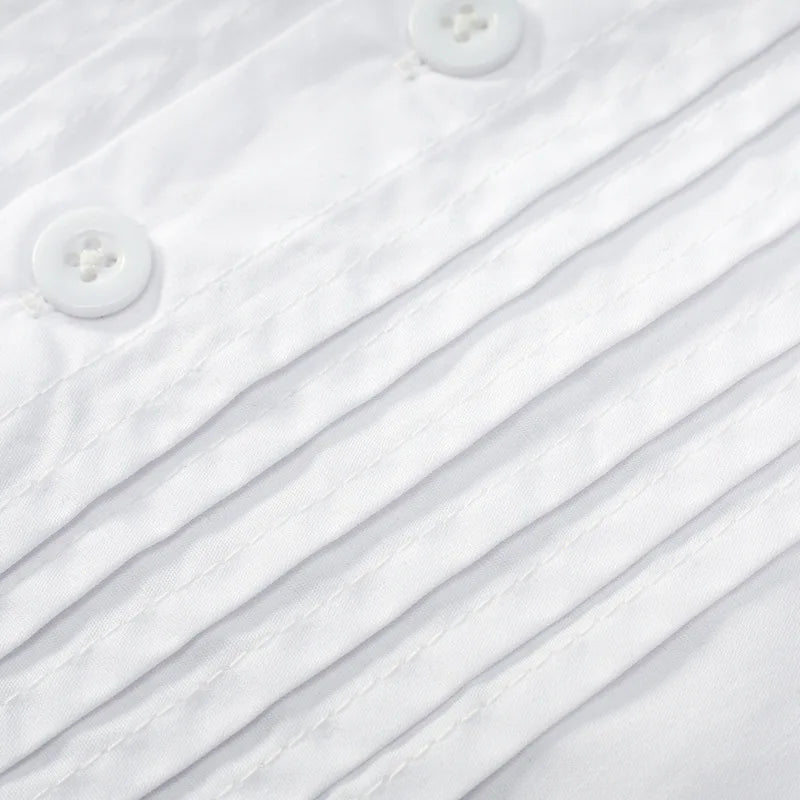 MQTIME  -  Page Boy Suit Toddler Tailored Spring Clothes Child Birthday Party Wedding  White Shirt+Pant Back to School Party Outfit Fashion