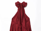 MQTIME  -  summer women's casual simple design sexy backless sleeveless halter neck long fashion dress