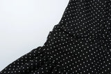 MQTIME  -  New Fashionable Polo Collar Patchwork Dot Mini Dress For Women Patchwork See-Through Elegant Party Dress Women's Autumn Dress