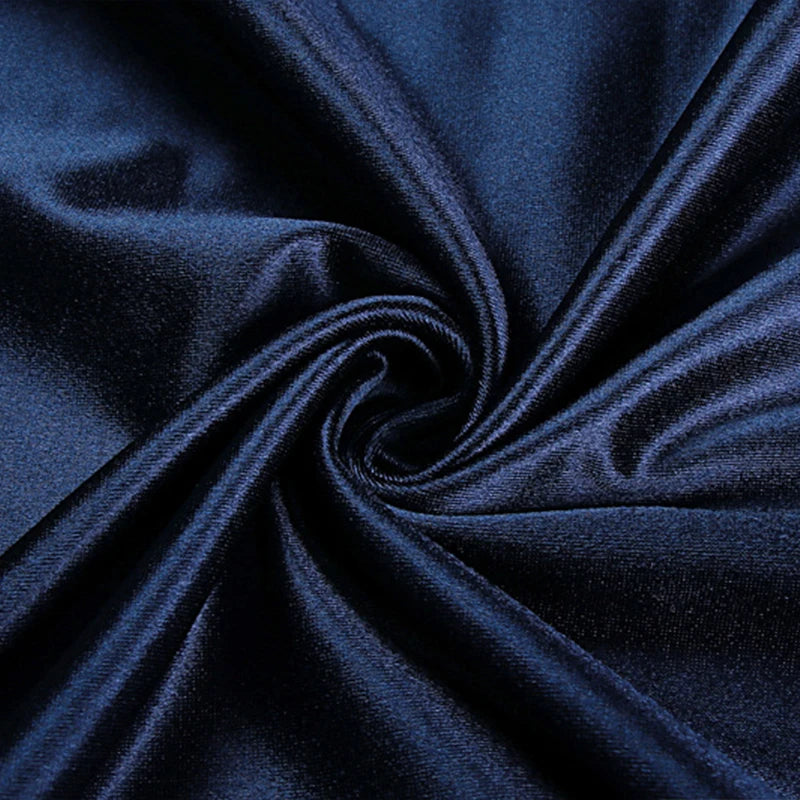 MQTIME  -  2025 Summer Retro Style Satin Spaghetti Strap Evening Dress Fashion High Waist A-line Ruched Banquet Gowns for Laies