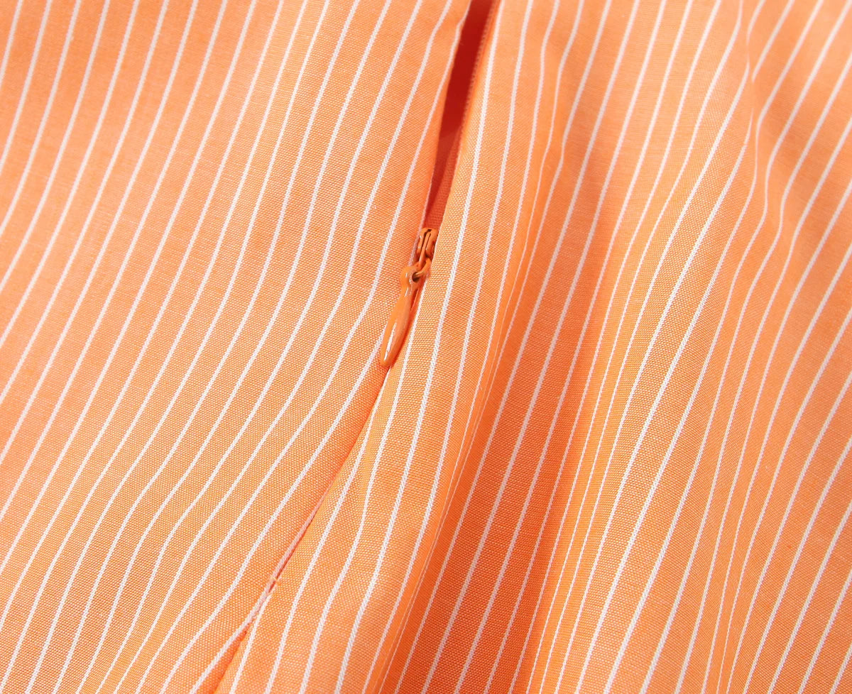 MQTIME  -  Summer Women Striped Mini Dresses Sleeveless Backless Thin Straps Dress Female Chic Streetwear Lady Sexy V-Neck Vestidos