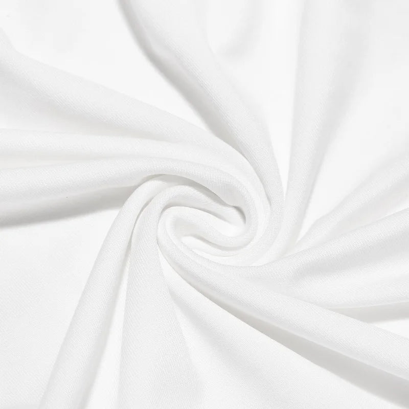 MQTIME  -  Halter Pleated Women's Prom Dress Backless Sleeveless Bandage Gown White Close Fitting Party Skirt Spicy New Arrival In Stock