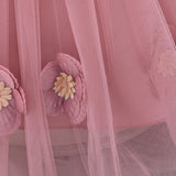 MQTIME  -  Baby and Girl's New Sticker Bubble Sleeve Bow Sweet and Cute Fashionable Mesh Princess Dress Christmas Wedding Flower Girl Dress