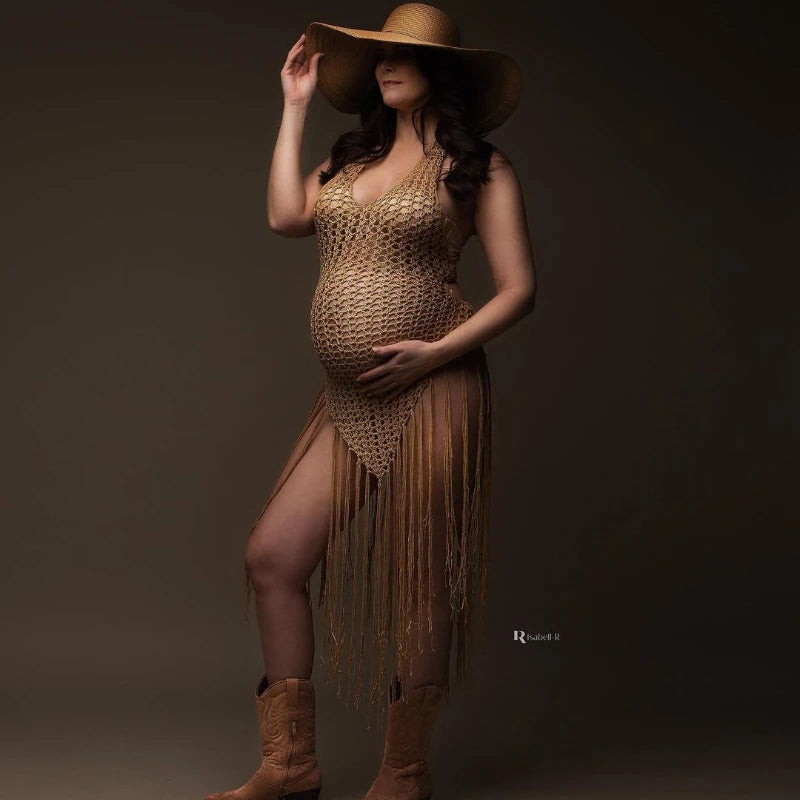 MQTIME  -  Sexy Elegant Transparent Maternity Photography Dresses Bodysuit Pregnancy Dress Pregnant Photographer Shoot Prop Accessories