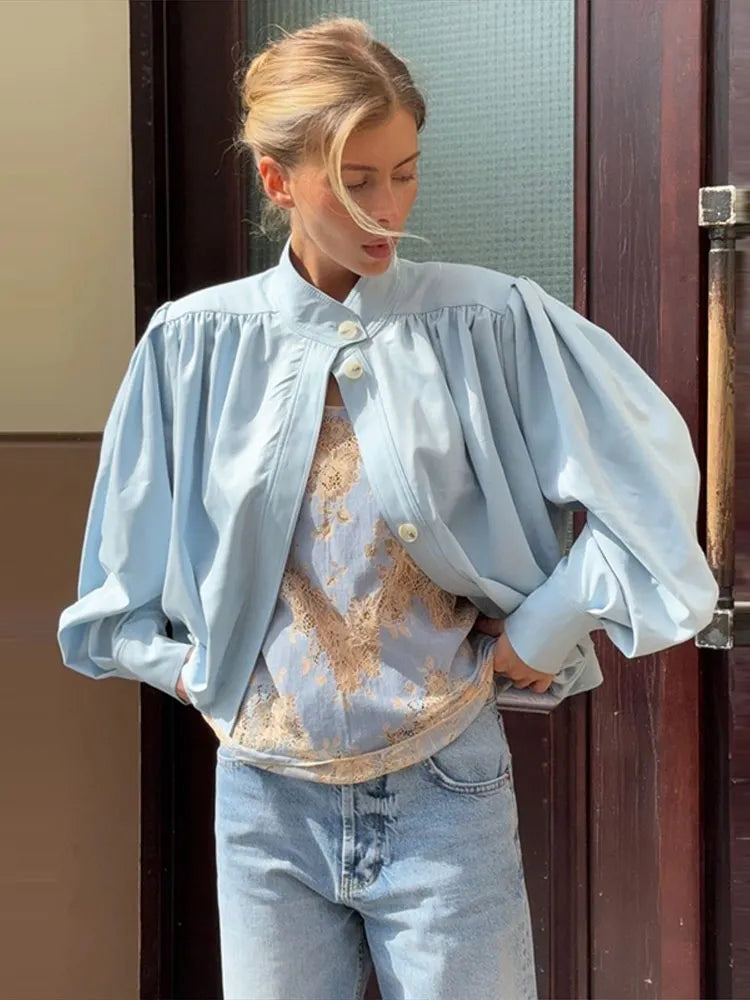 MQTIME  -   Fashion Stand Women's Trench Coat Long Sleeve Single-breasted Lady Bomber Jacket Spring Autumn New High Street Outerwears