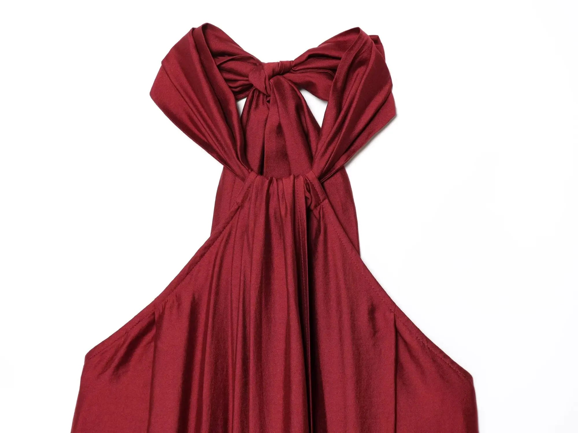 MQTIME  -  summer women's casual simple design sexy backless sleeveless halter neck long fashion dress