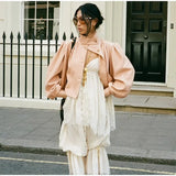 MQTIME  -   Fashion Stand Women's Trench Coat Long Sleeve Single-breasted Lady Bomber Jacket Spring Autumn New High Street Outerwears