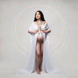 MQTIME  -  New Maternity Photography Sexy Chain Body Shoulder Necklace Rhinestone Props for Pregnant Women Photographer Accessories