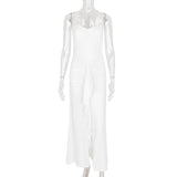 MQTIME  -  Halter Pleated Women's Prom Dress Backless Sleeveless Bandage Gown White Close Fitting Party Skirt Spicy New Arrival In Stock