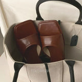 MQTIME  -  Fashion Summer Open Toe Women Slippers Slip on Outdoor Soft Flats Heel Slides High Quality Beach Vacation Sandalias