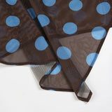 MQTIME  -  2025 Women Color Contrasting Dot Print Irregular Skirt Vacation Style Slimming Wrapped Hip Mesh Half Skirt All-match Outfit