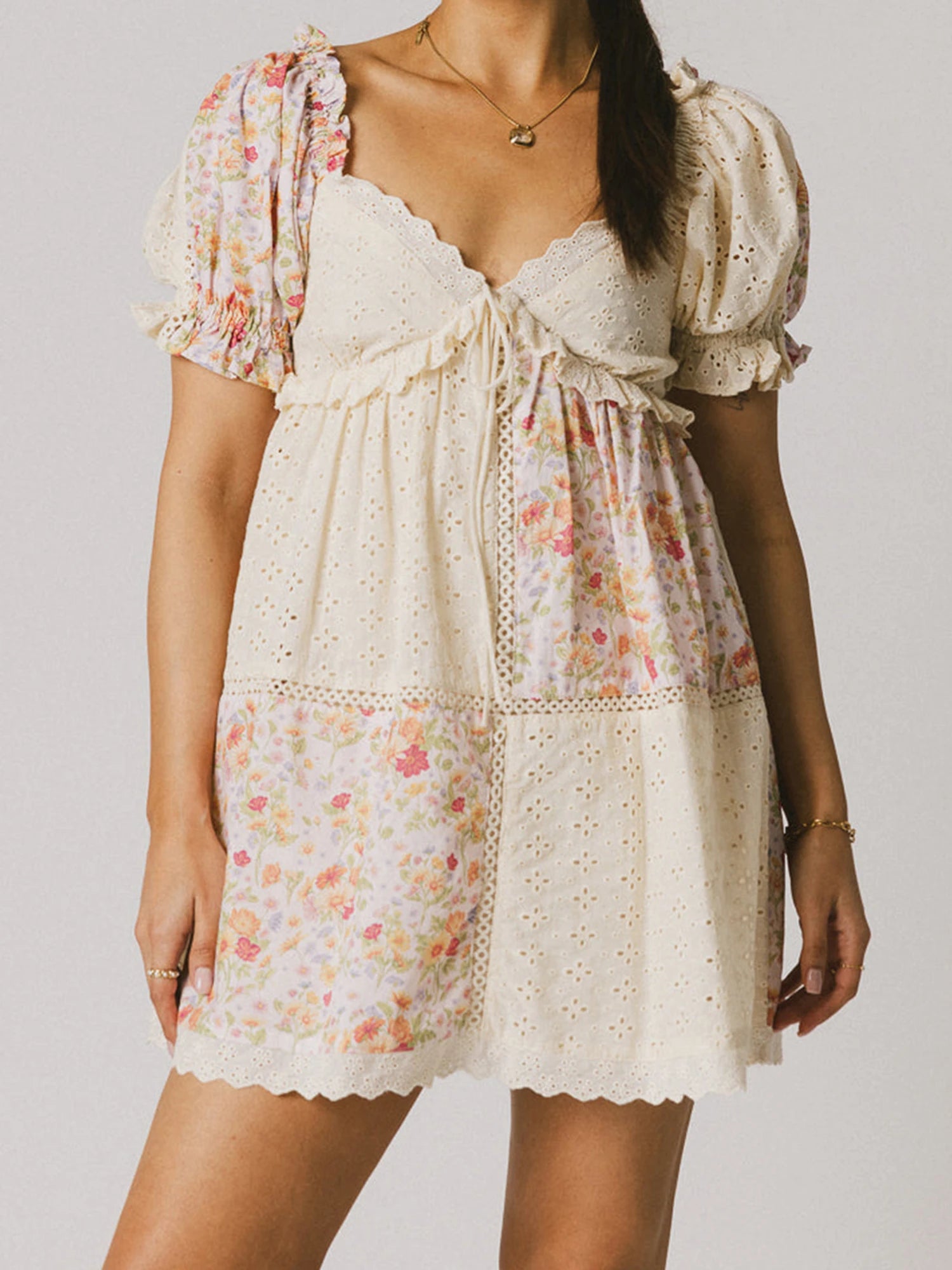 MQTIME  -  Elegant Lace Maternity Dress with Empire Waist and Flutter Sleeves for Special Occasions in Spring Summer
