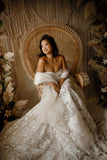 Mqtime Elegant Maternity Rose Floral Lace Dress For Photoshoot Photography Props Outfit Maxi Gown Pregnancy Babyshower Fotoshooting