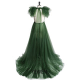 Mqtime Elegant Soft Tulle Maternity Dresses Sleeveless Puffy Long Sexy See Through Custom Made Tulle Maternity Robes For Photography